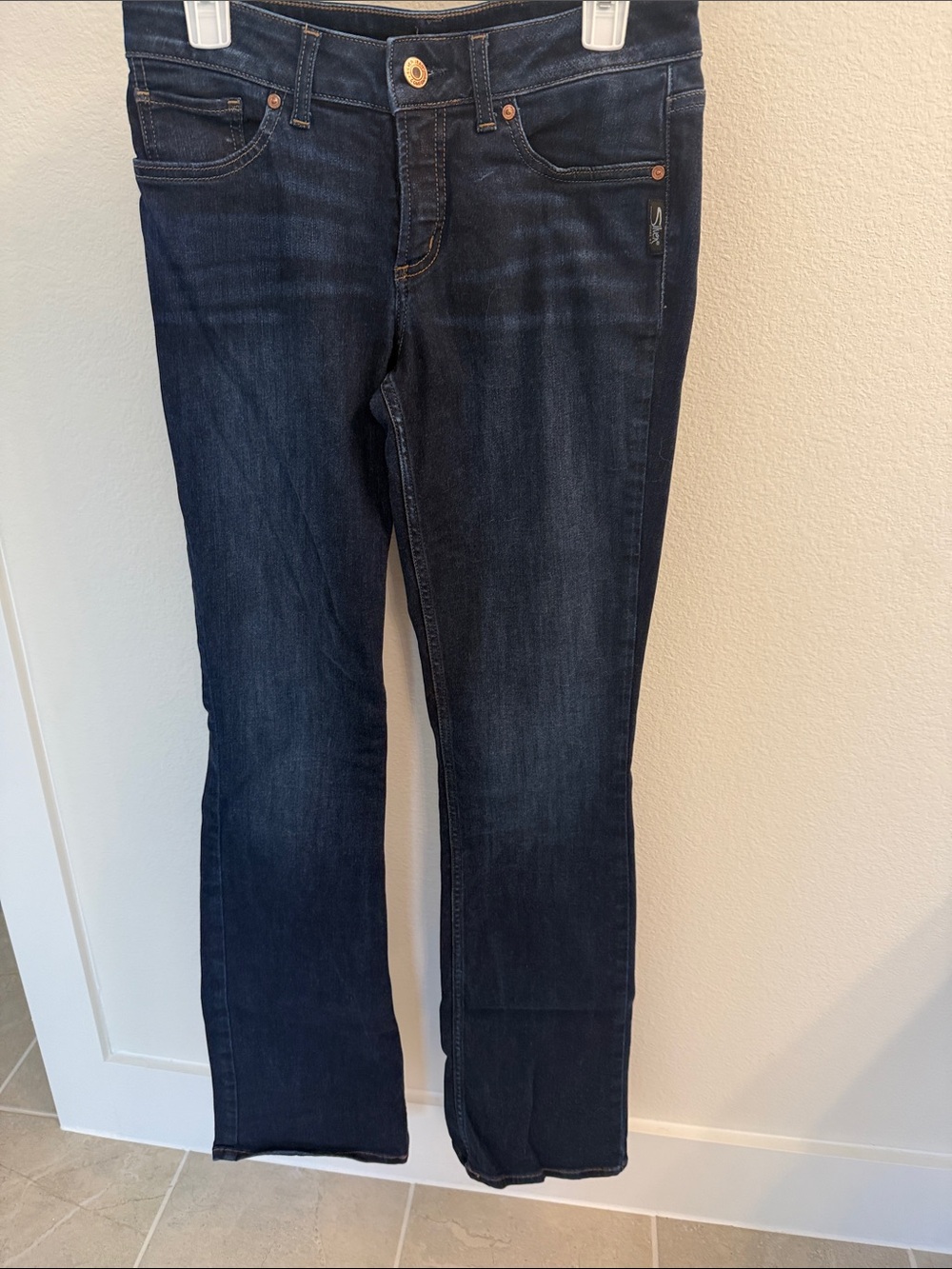 Silver Jeans Dark Indigo Bootcut Jeans